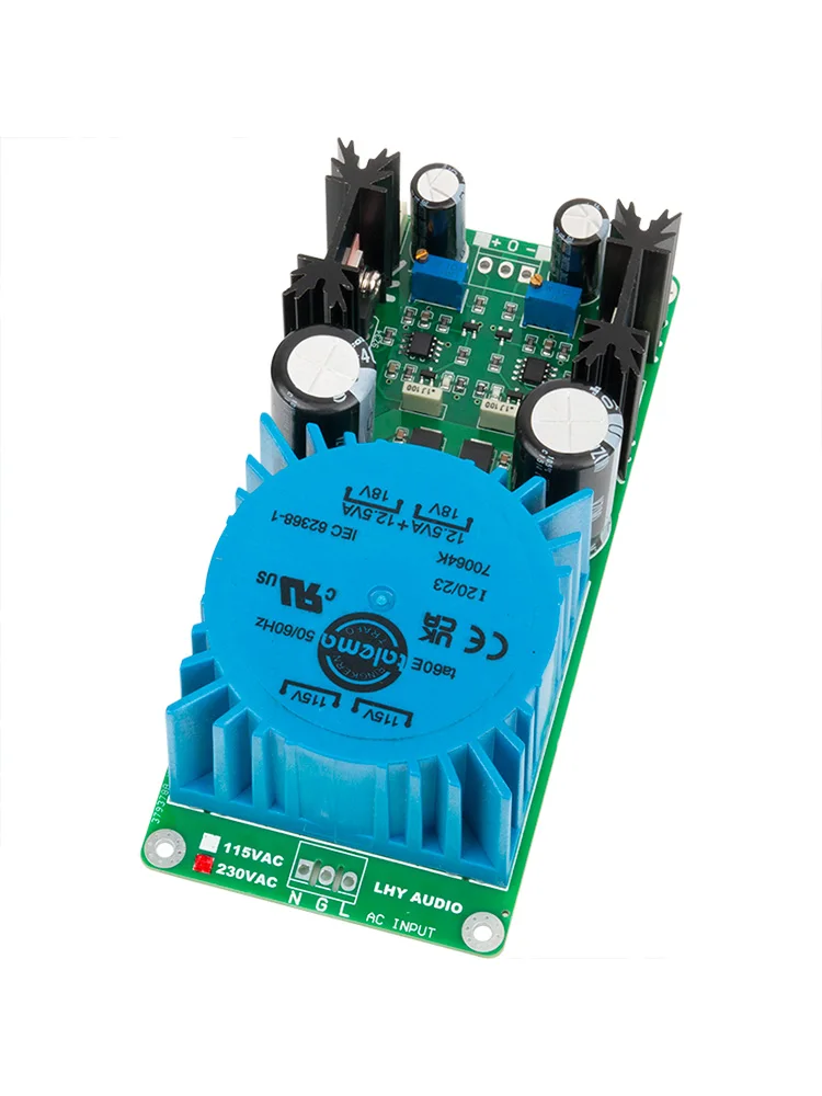 Positive and negative regulated DC power supply board low noise operational amplifier OP+MOS field transistor HiFi