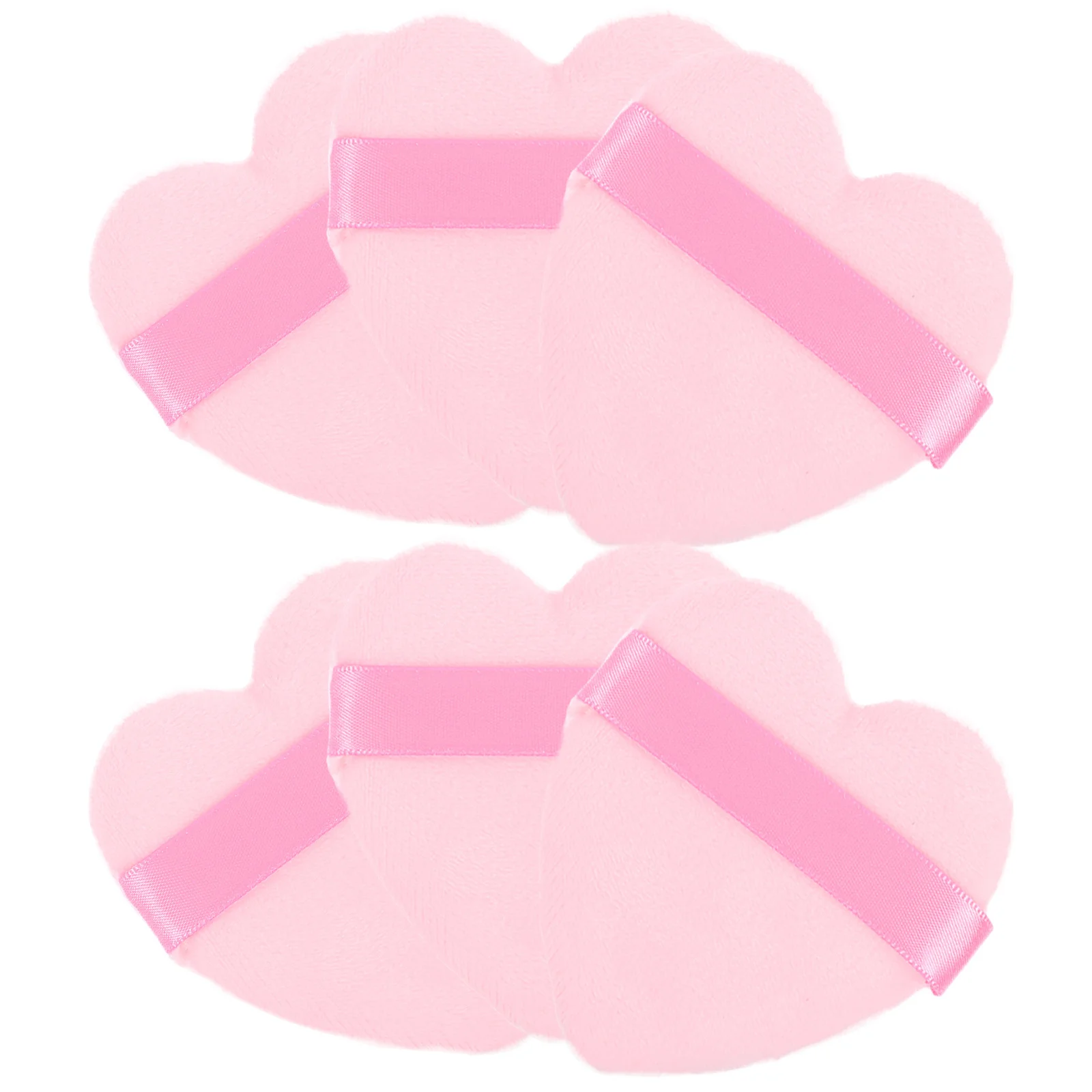 6Pcs Herzförmige Puderquaste Make-Up Schwamm Weiche Blending Applikator für Foundation Lose Pulver Gesicht Anwendung Schönheit Werkzeuge