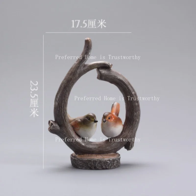 Creative Decorations: Bird Home Decor, Simple TV Cabinet, Wine Cabinet Decorations, Tree Branches, Bird Living Room Decorations