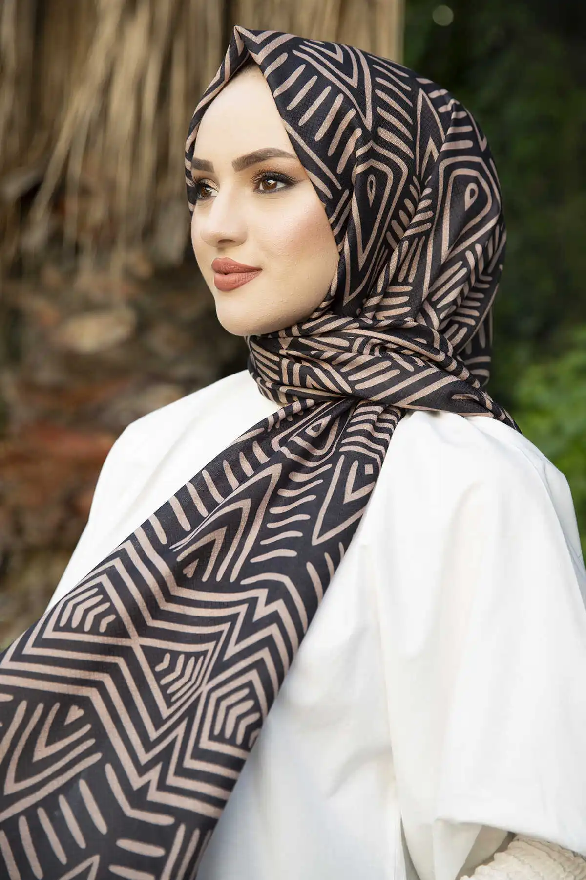 Women's Cotton Print Shawl Scarf Modern Islamic Muslim Women 'S Head Scarf Hijab for Women Islamic Hijab scarf Turbans Bayan