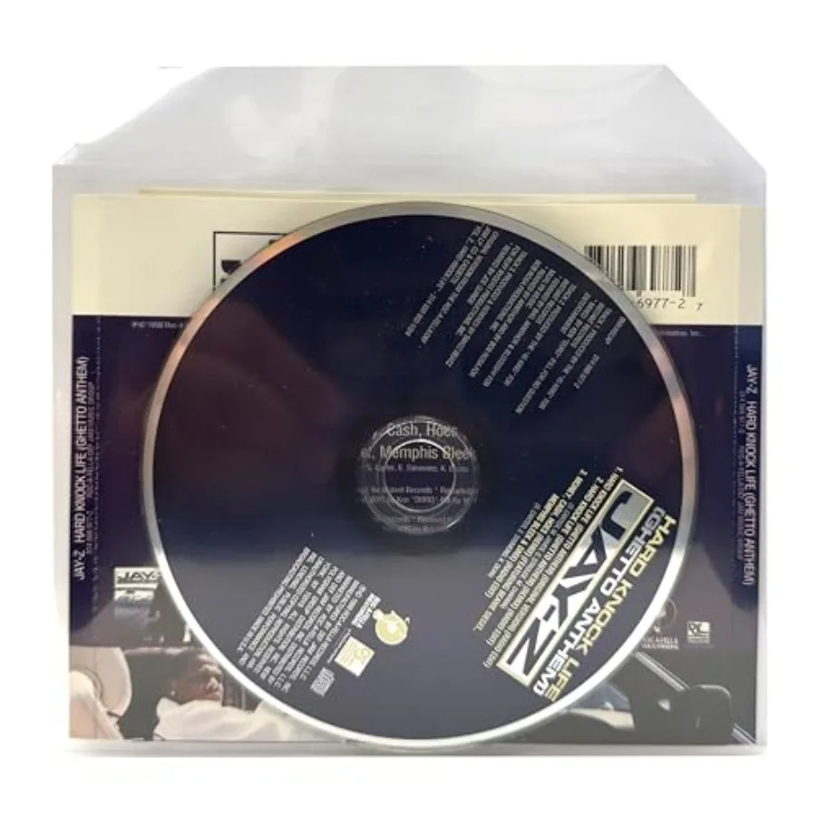 

CPP Clear Plastic Sleeve with Flap 6 x 5 Inch for CD Insert Booklet Disc Packaging Transparent Pack of 1000