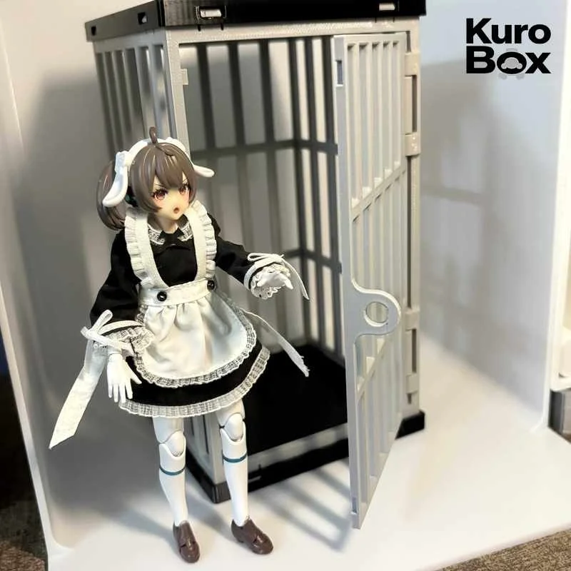 Prison Cage Diorama Accessory 1/12 Scale For 30MS Figma Kotobukiya Megami Device Maid Mecha Girl Action Figure Display Scene