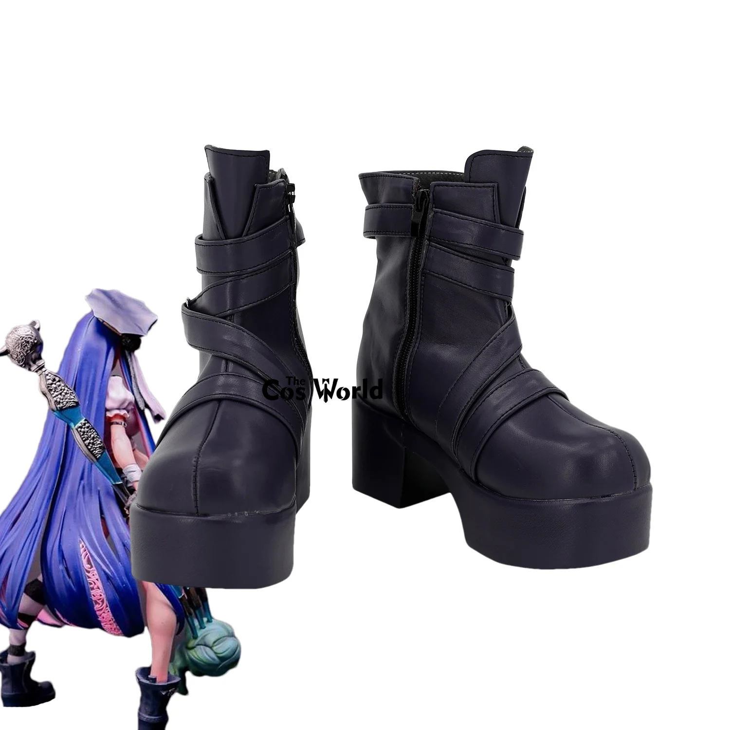 

Panty Stocking with Garterbelt Stocking Anarchy Customize Anime Cosplay Shoes Boots