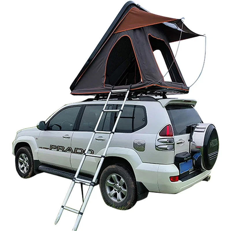 Roof Tent Pop-up 4x4 Outdoor Camping Triangle Roof Tent Top Hard Shell Car Roof Top Tent