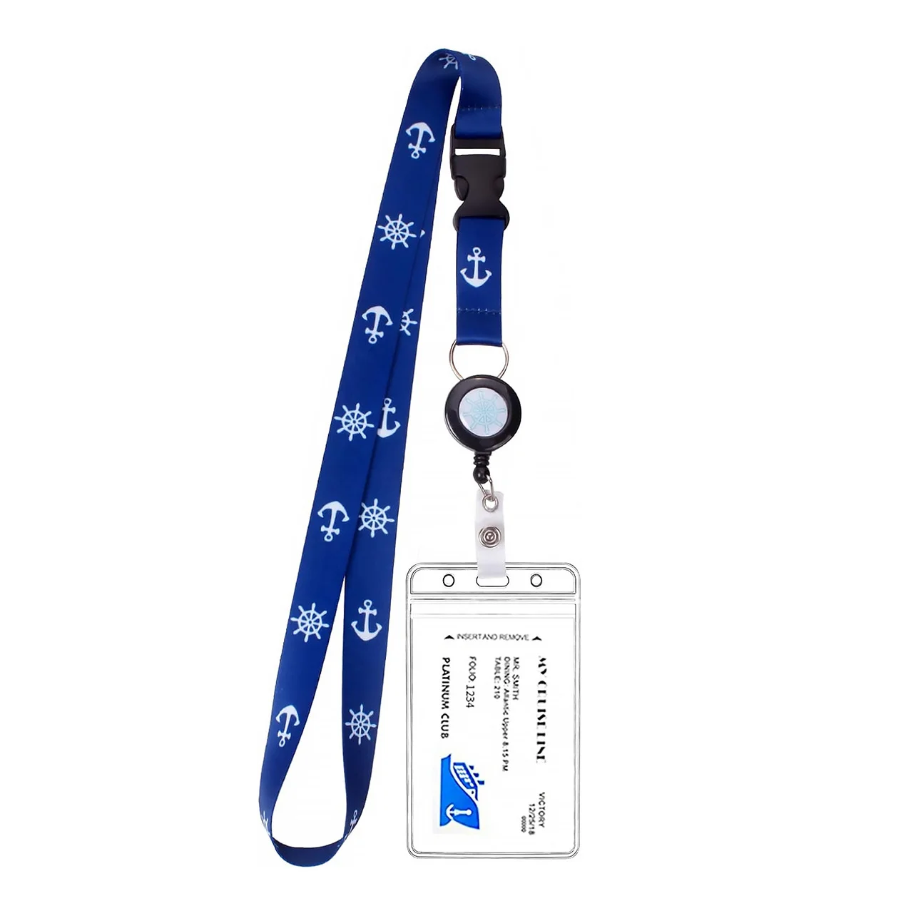 3er-Set Breakaway-Kreuzfahrt-Lanyard für Schiffsabzeichen mit einziehbarer Ausweishalterung, wasserdichter Ausweishalter, Kreuzfahrt-Essentials-Zubehör – Detail 5