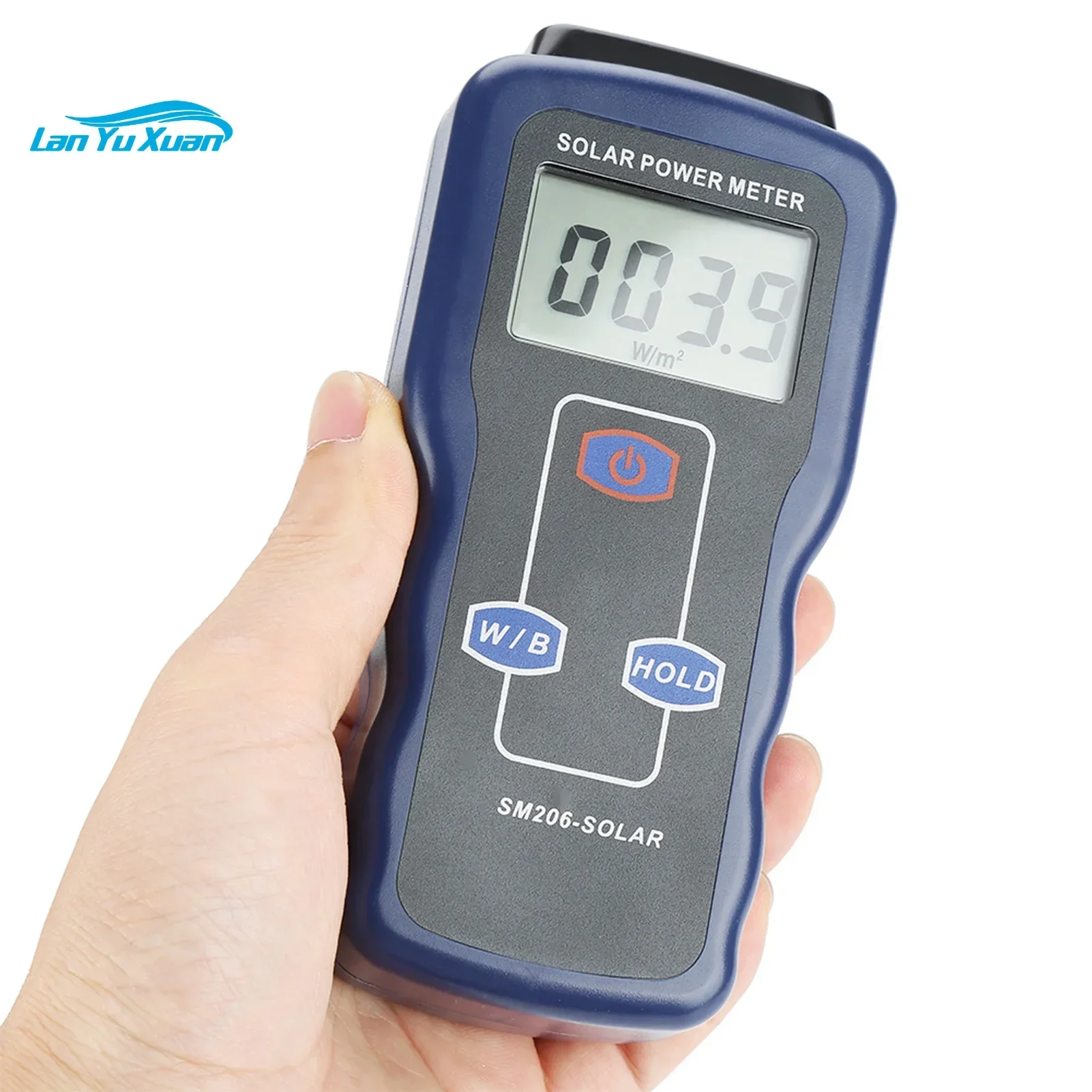 Medidor de energia solar, instrumento de teste de medição de radiação de luz solar, testador de energia