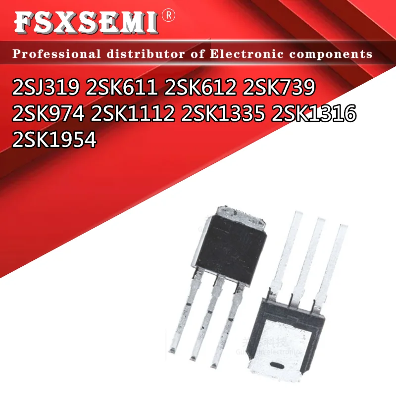 10PCS J319 K611 K612 K739 K974 K1112 K1335 K1316 K1954 TO251 2SJ319 2SK611 2SK612 2SK739 2SK974 2SK1112 2SK1335 2SK1316 2SK1954