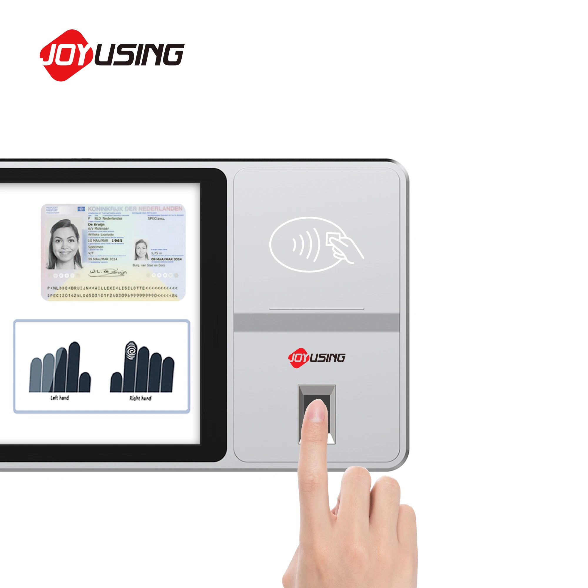 Joyusing SP610B 10.1inch Electronic Digital LCD Fingerprint Signature Pad Panel with SDK for Bank Government Paperless Signature