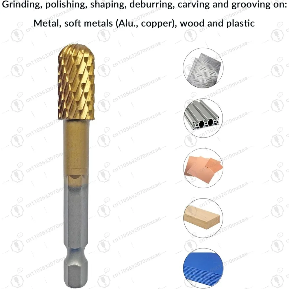 Precision Carving Burr Set, 5-Piece 1/4