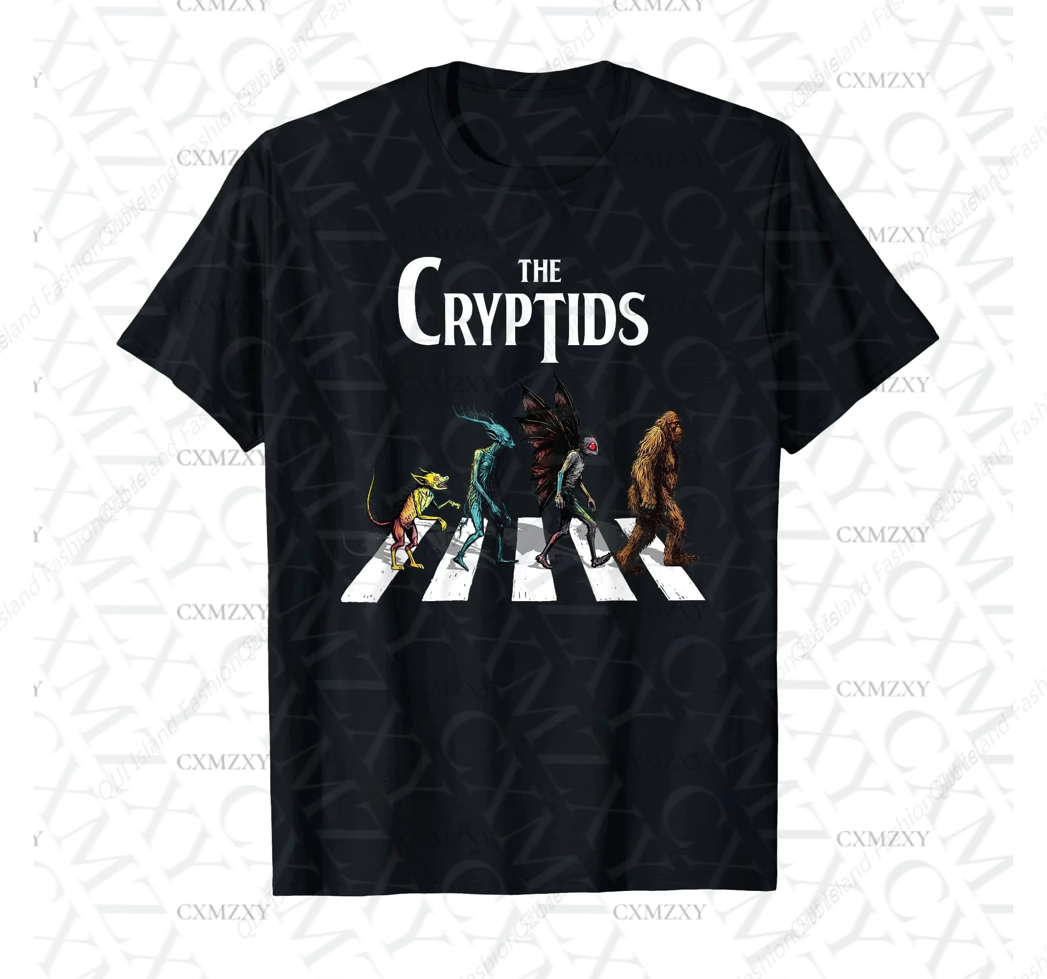 

The Cryptids Bigfoot Mothman Wendigo Chupacabra Creatures T-Shirt