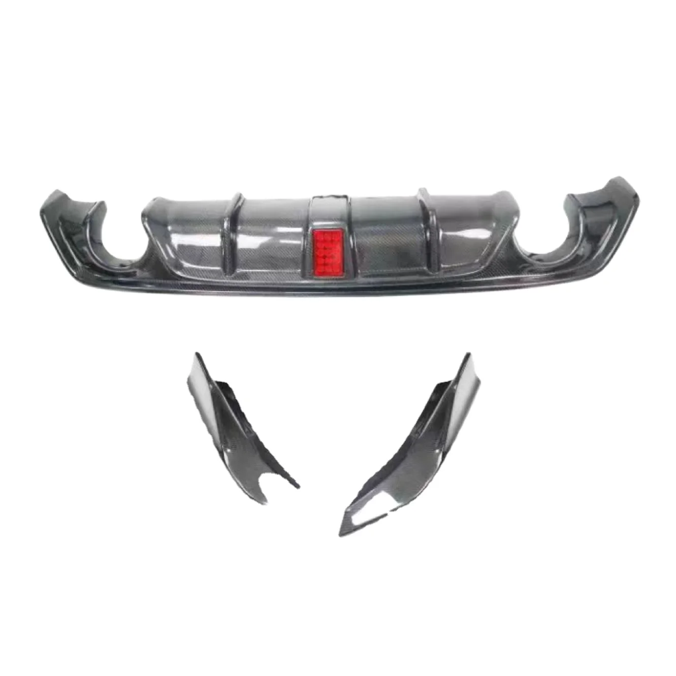 Q60 Diffuser and Splitter for Infiniti Q60 2016-2021 Refit Carbon Fiber Rear Bumper Lip