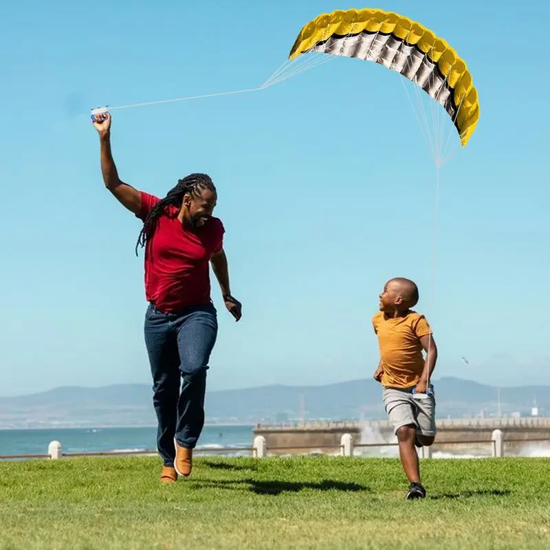 Kite Sport Dobrável para Surf Beach, Treinamento de Kitesurf Grande, Ferramenta Voadora Incluída, Paraquedas Divertido, 2.5m