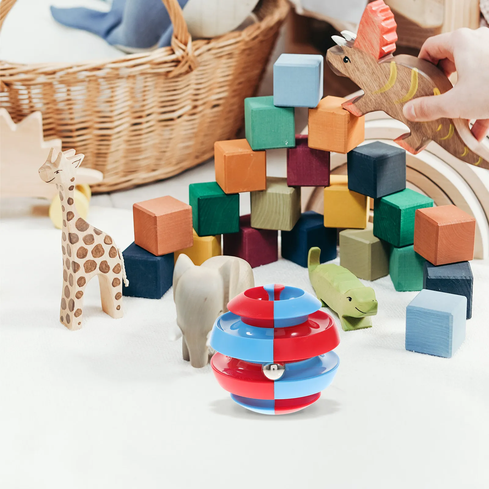 

Вращающаяся шариковая головоломка Orbit Ball для детей и взрослых: снятие стресса, уменьшение тревоги, развитие когнитивных навыков и мелкой моторики