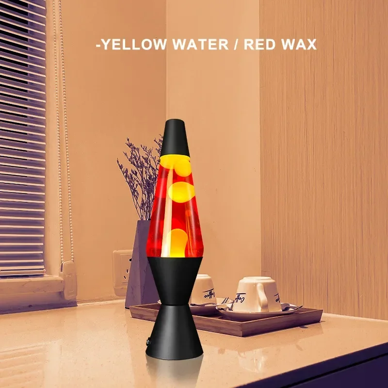 Small Night Lava Lights Design Glass Bottle Rocket Rainbow Table Light Led Custom Tall Modern Mini Lava Lamp Table Lamp