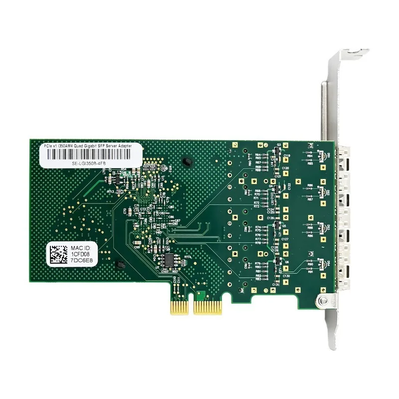 Parts for I350-F4 fiber network interface card Gigabit I350AM4PCIeX4 quad optical port SFP fiber LC