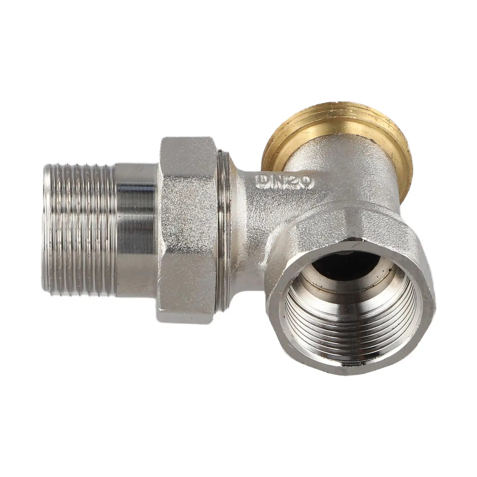 Self Regulating Temperature Control Valve in Brass DN15/DN20 Featuring M30x1 5mm Thread for Optimal Energy Efficiency