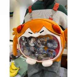 Asuka Langley Soryu Itabag Animation Peripheral Cute Cartoon Backpack Large Capacity Japanese Kawaii Gift for Friends Birthday