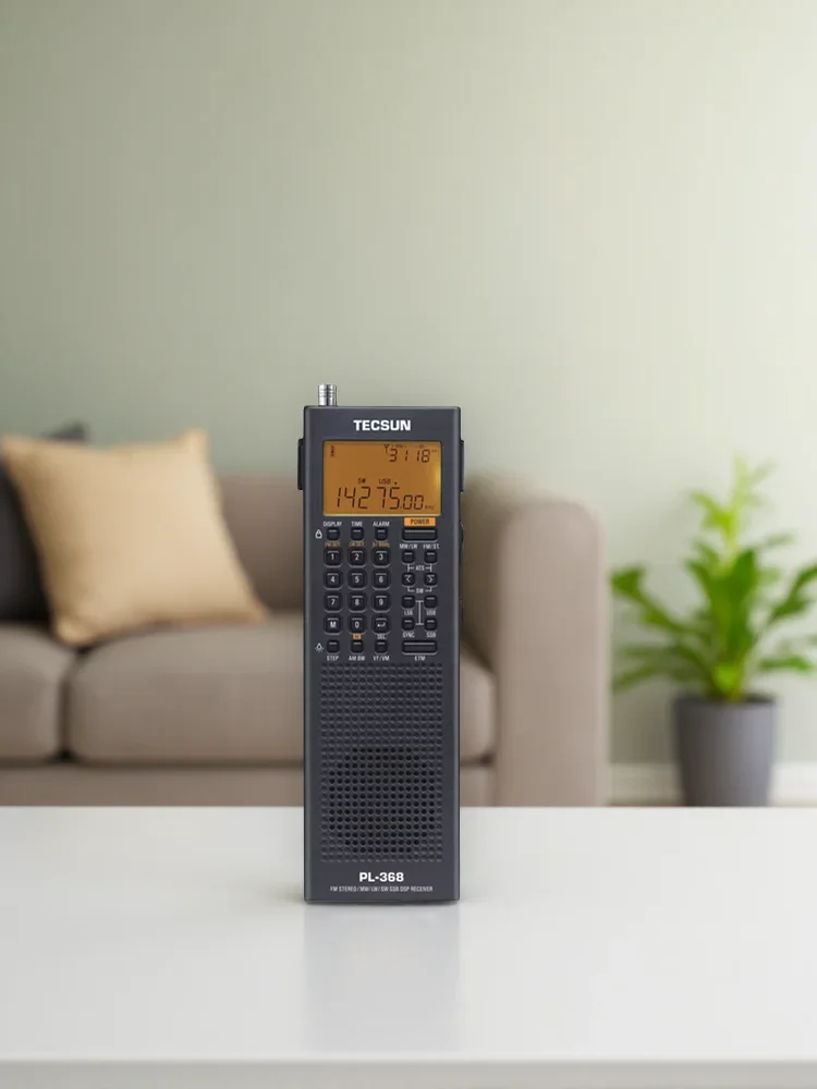 New Tecsun PL-368 Full-Band Digital Demodulation DSP/Single Sideband SSB Reception/Stereo Radio