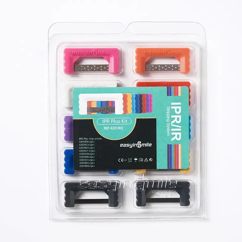 Kit sistema di strisce IPR per ortodonzia di alta qualità Easyinsmiles. Attrezzatura per ortodonzia Kit di lucidatura per strisce IPR 10 pezzi/scatola