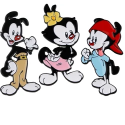 Animaniacs Enamel Pins Cool Character Brooches Clothes Backpack Lapel Badges Fashion Jewelry Accessories For Friends Gifts