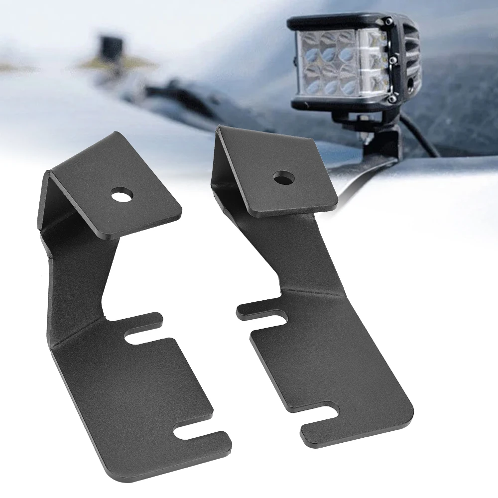 

Кронштейн для крепления на капот автомобиля для Toyota Hilux 2014-2025: Комплект для установки светодиодных рабочих фар, противотуманных фар и кубических ламп на стойку