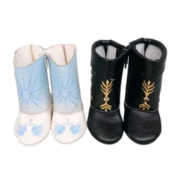 18 Inch American Og Girl Boots Anna Elsa Boots for 43cm Baby Doll Shoes