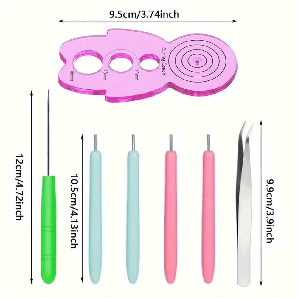 Paper Quilling Tools Scrape Rolling Curling Needle Pen Creative Hand Made Pattern Sticker Tool DIY Handmade Fittings