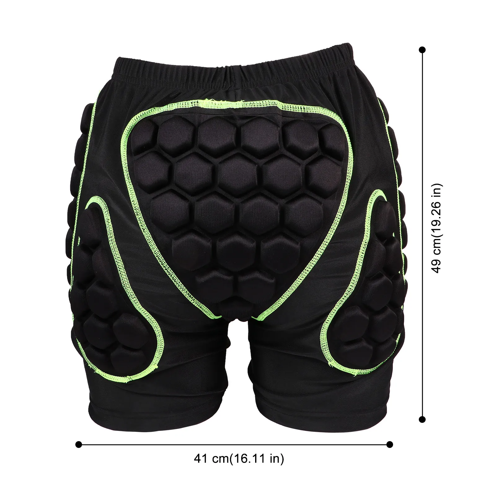 Men's Padded Downhill Shorts with 3D Eva Hip Tailbone Protection Breathable Mesh for Mountain Biking Skiing Snowboarding view 2