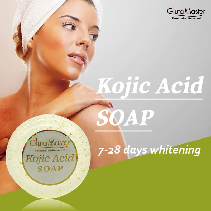 Gluta Master Kojic Acid Anti-Aging Soap Anti-wrinkle Whitening Removal Dark Spots Restore Skin Luminous and Elasticity