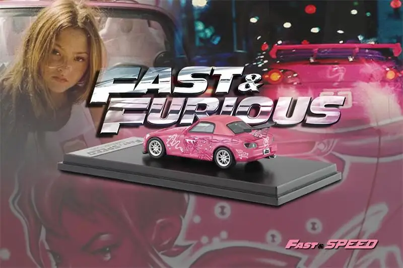 **Pre-order** Fast Speed FS 1:64 S2000 AP1 Soft Top FNF Suki Pink limited999 Diecast Model Car