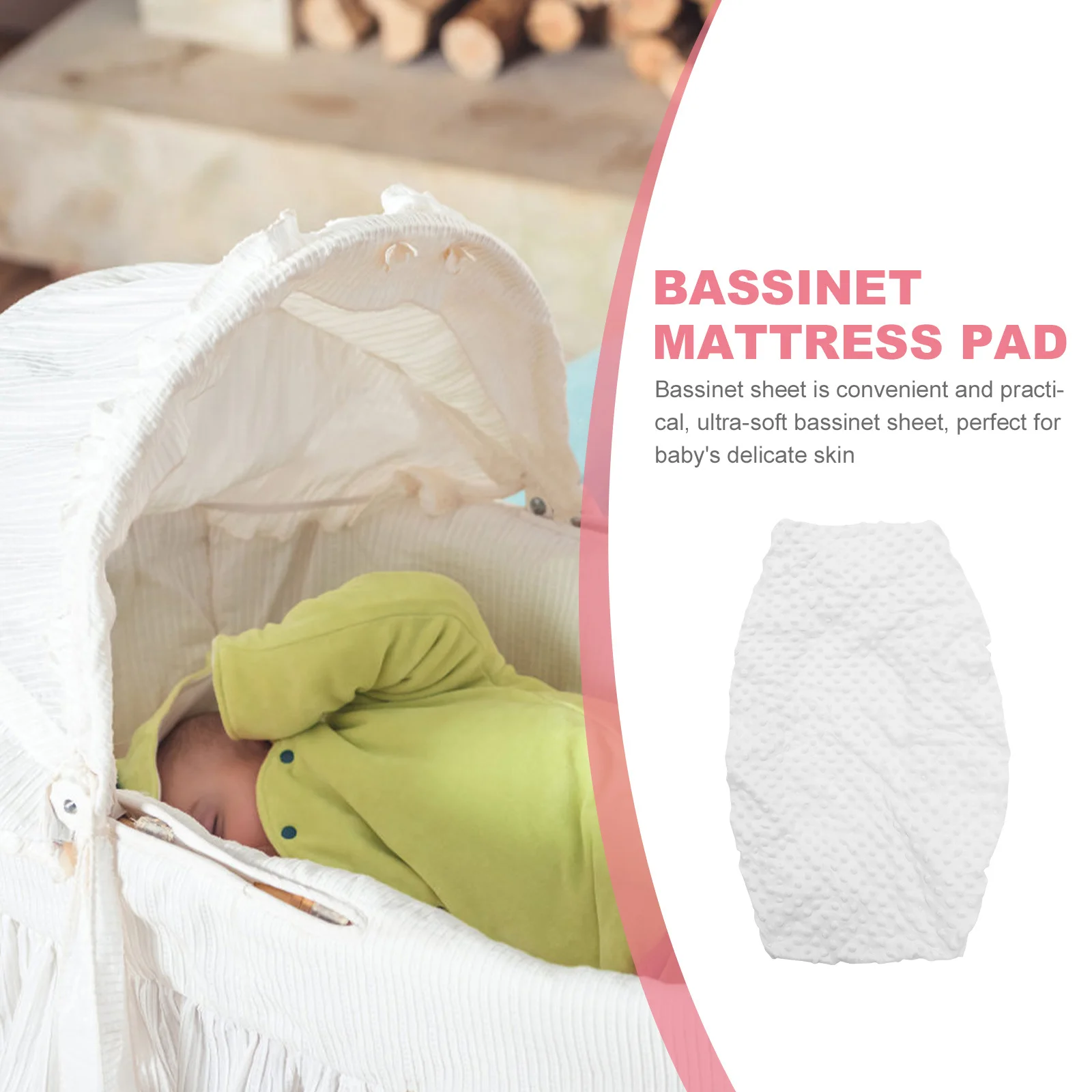 ملاءة سرير قابلة للتنفس، غطاء مرتبة، سطح ناعم ومريح لنوم الطفل، سهل الحفاظ على ورقة سرير الموسلين