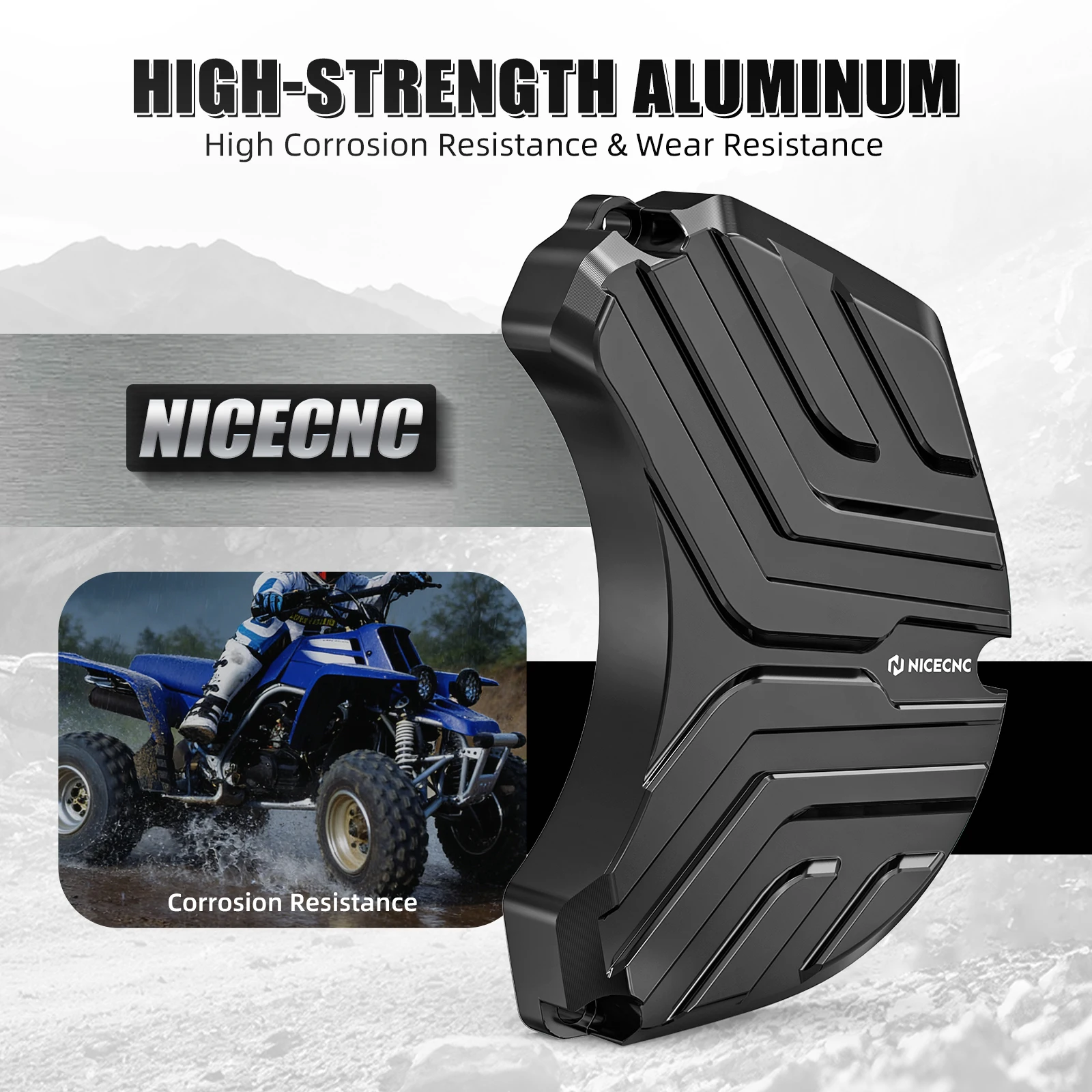 Für Banshee 350 ATV Wasserpumpe Abdeckung Schutzfolie Für Yamaha Banshee 350 1987-2006 2GU-15416-00-00 Aluminium ATV Zubehör – Detail 9