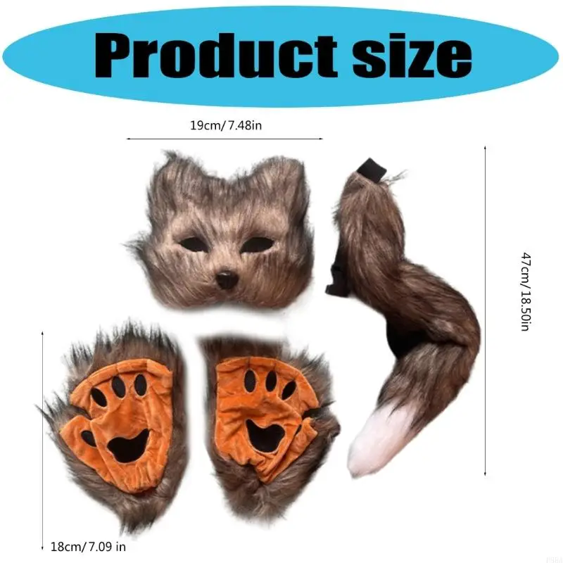 P88A Erwachsene Kind Tier Phantasie Kostüm Zubehör Katzen Cosplay Halloween Kostüme