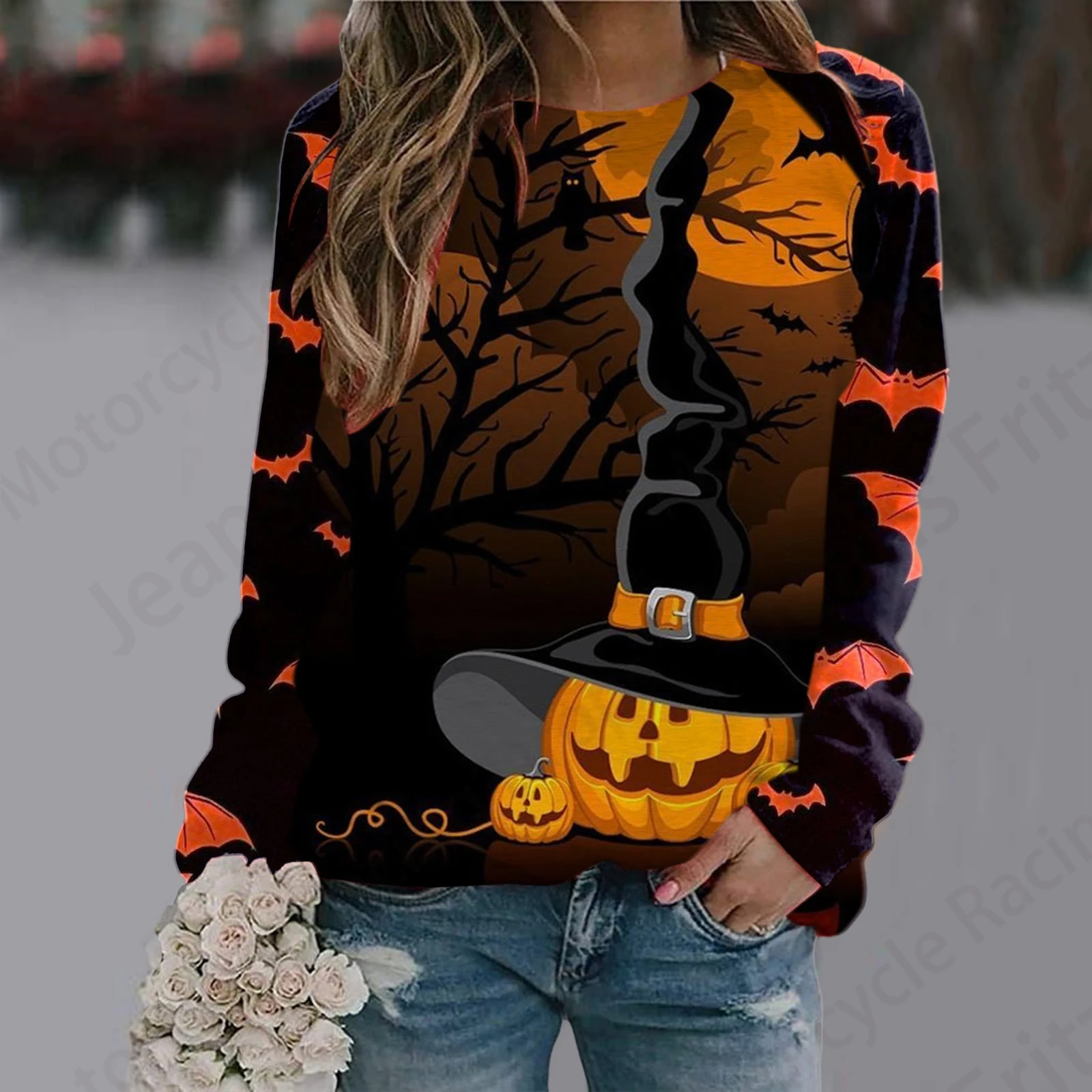 3d Halloween Hoodie Women Fashion Skull Hoodies Women Sweats Party Hooded Clothes Female Coats Girl Tops Crewneck Sudaderas