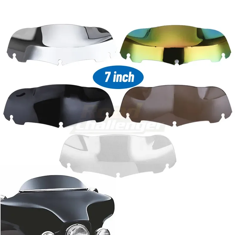 7\'\'8.5\'\'9\'\' Motorcycle Windshield Windscreen For Harley Touring Street Electra Glide Ultra Limited FLHX 2014-2020 19 18 17 16 15