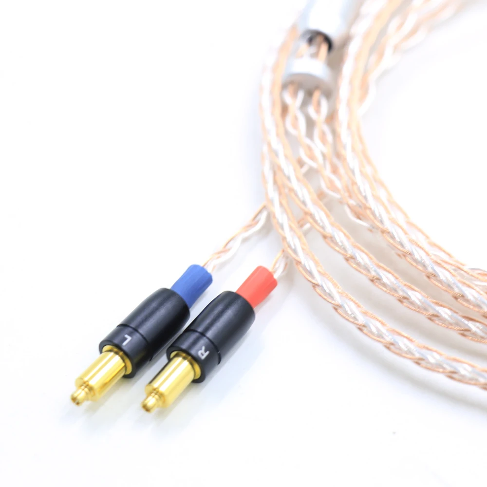 Haldane HIFI 단결정 구리 실버 혼합 헤드폰 업그레이드 교체 케이블, SRH1440 SRH1540 SRH1840 이어폰 코드