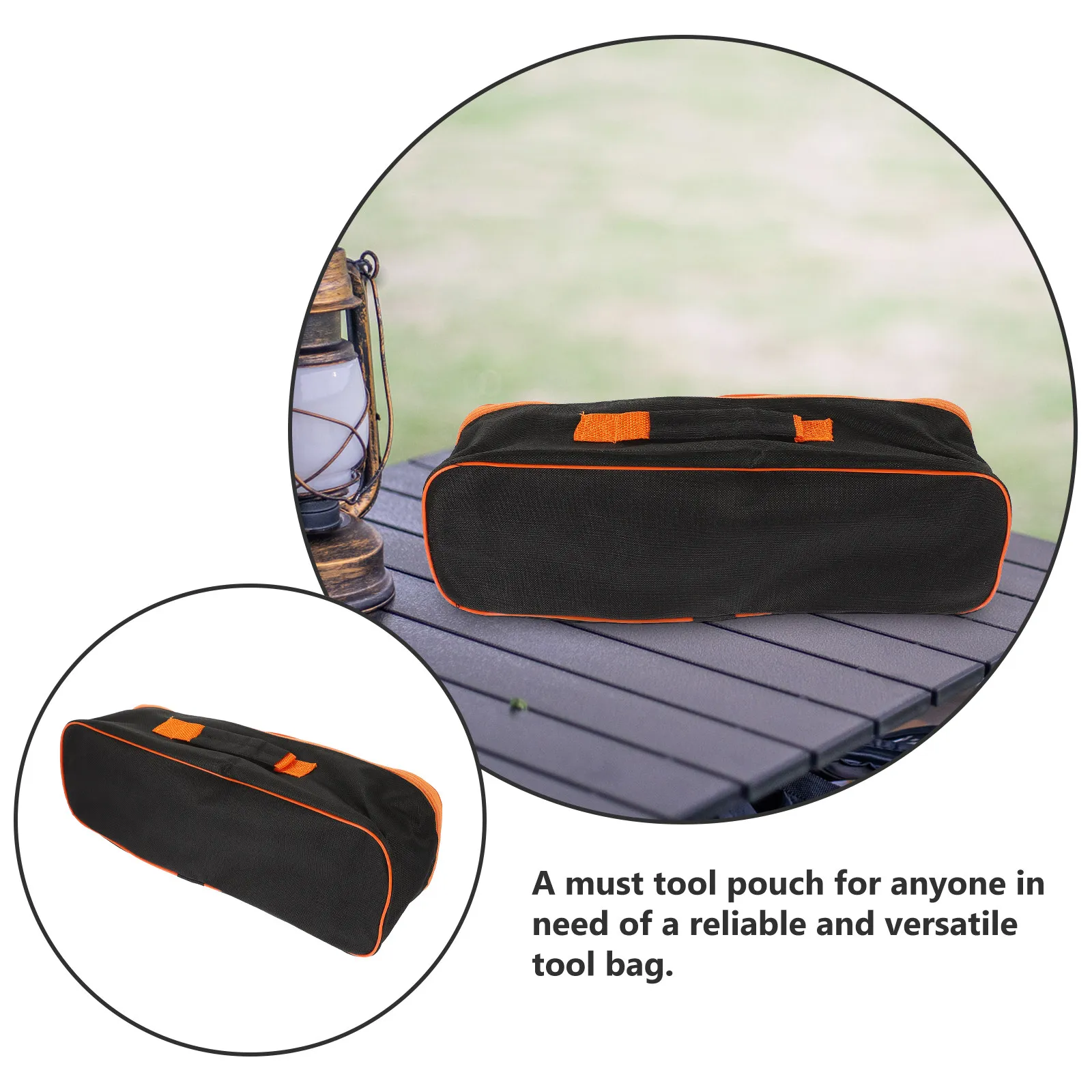 Professional Heavy Duty Oxford Cloth Tool Pouch for Mechanics Electricians DIY Enthusiasts Portable Organizer for Tools Parts