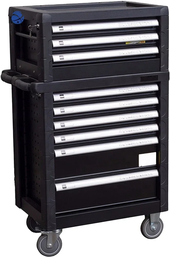 Yun Yi 290 PCS Rolling Tool Cabinet With Mechanical Tools