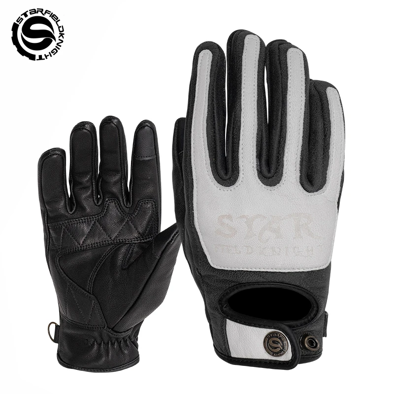 sfk-retro-motorcycle-gloves-genuine-goat-leather-non-slip-wear-resistant-equipment-summer-breathable-riding-protection-gears