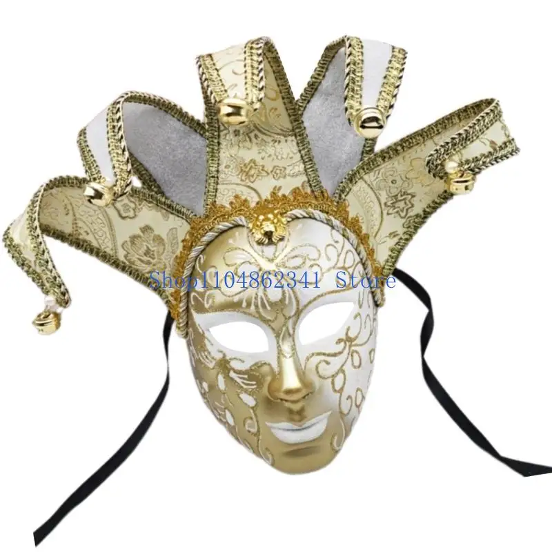 5asd Masked Ball Mask Halloween Cosplay Mask Masked Ball Mask Comedy Mask for Men Women Halloween Masked Ball Party Proms