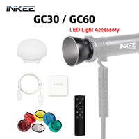 100W Fast Charger/Reflector/Softbox/Silicone Diffusor/Remote Control for INKEE Gold Crow GC60 / Gold Crow GC30 Light Accessories