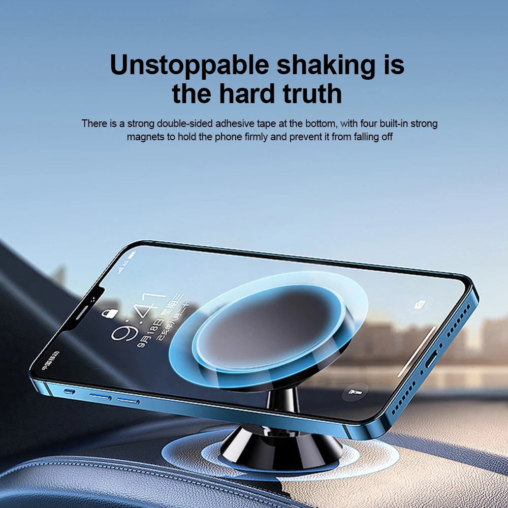 Magnetic Car Phone GPS Holder in Car For iPhone X Samsung Xiaomi Magnet Dashboard Air Vent Mount Cell Mobile Phone Stand Support