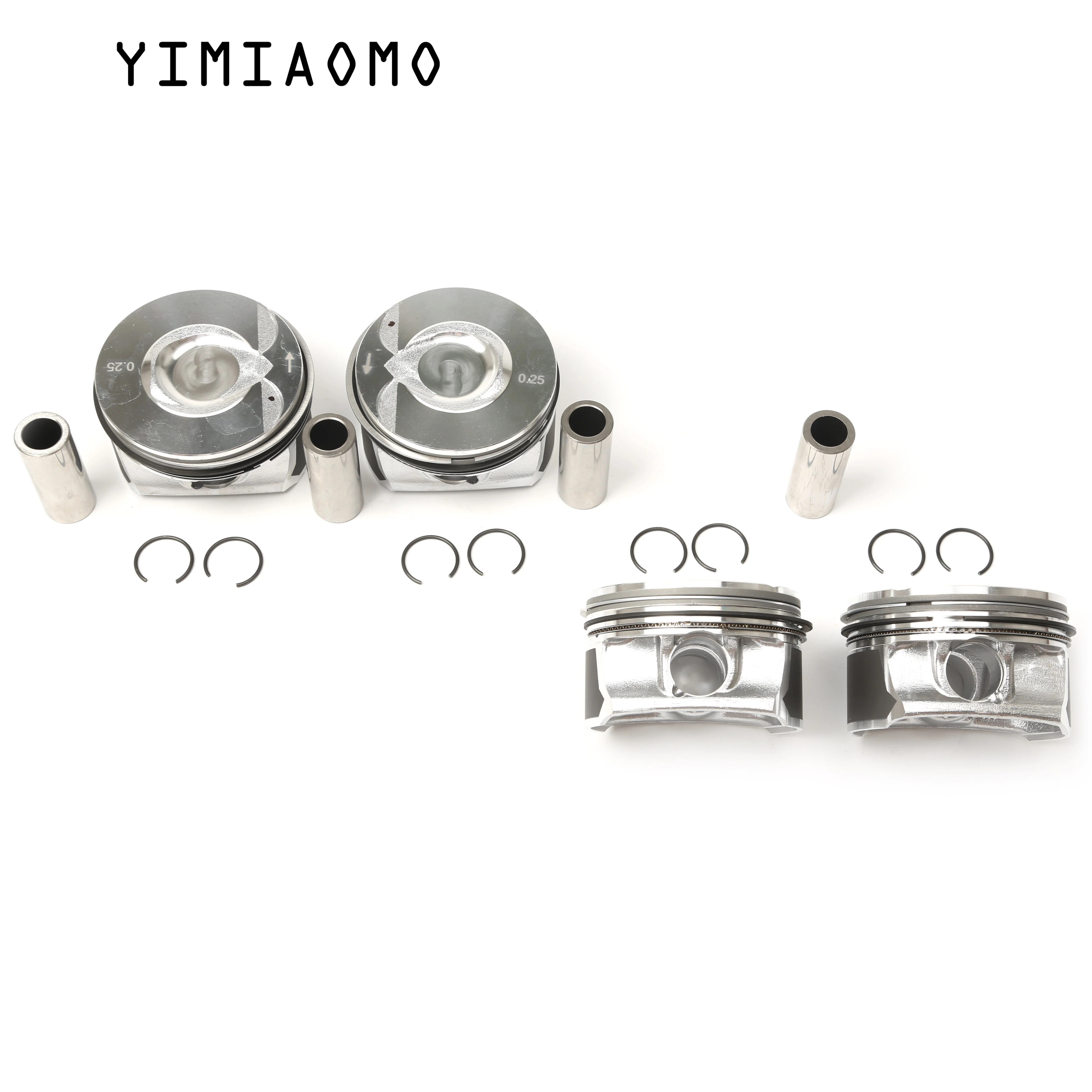 Piston Assembly Oversized 0.25MM For BMW MINI Cabrio R57 for Clubman Roadster R59 1.6l