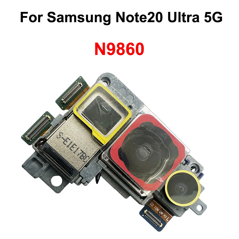 Gefensi Big Back Big Main Rear Camera Module Flex Cable For Samsung Galaxy Note20 Ultra 5G / SM-N9860 Real Back Camera