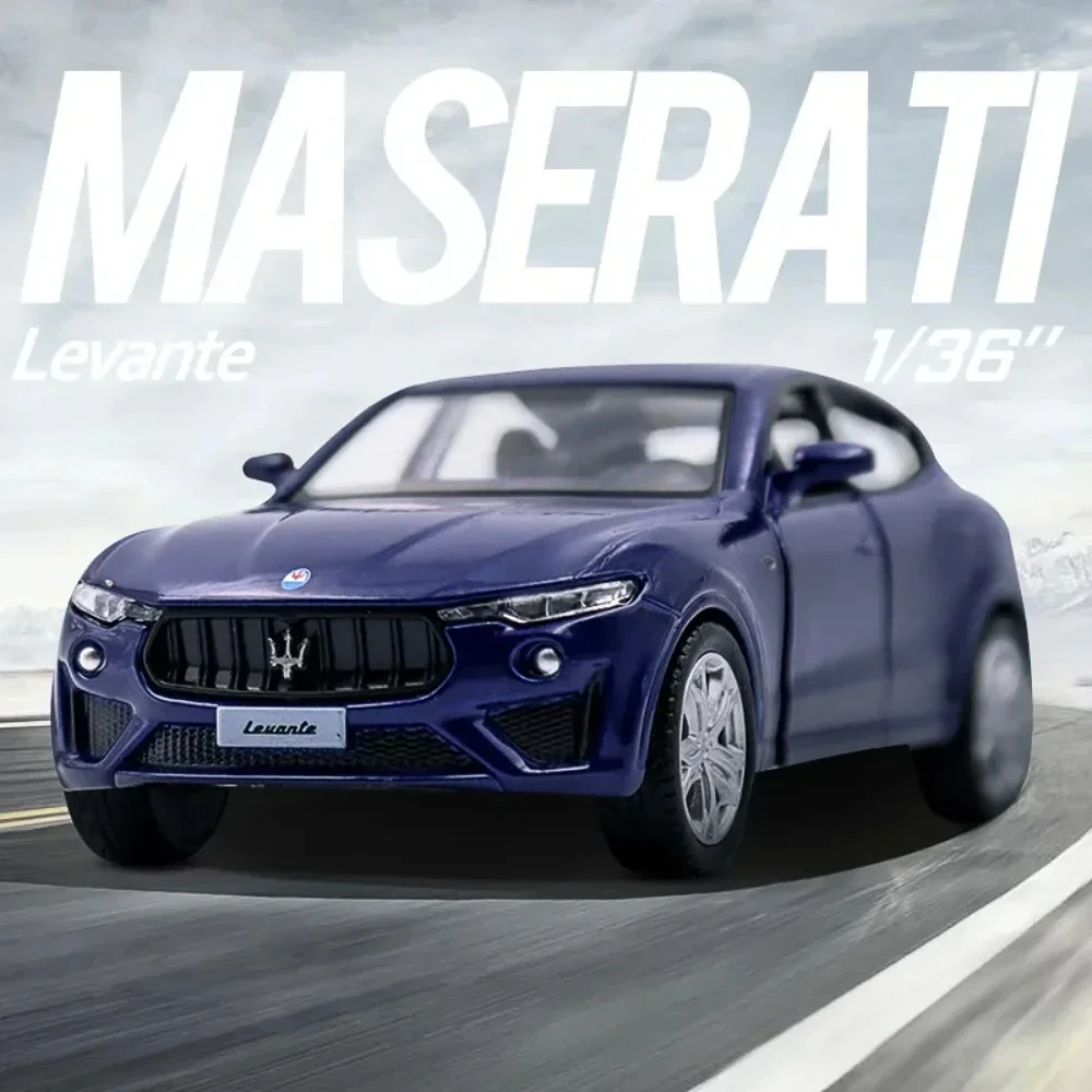 

1:36 Maserati Levante GTS модель игрушечного автомобиля под давлением, открывающаяся дверь, открывающаяся образовательная коллекция, подарок для ребенка F245