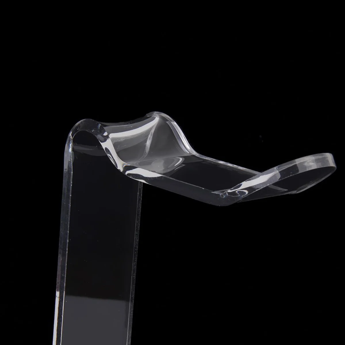 

Acrylic Headphone Stand Holder 25Cm Translucent Clear Desk Organizer Universal Headset Display Hanger Rack Mount
