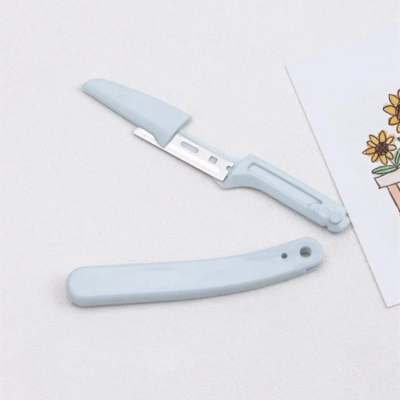 Safe Folding Ladies Face Shaver Eyebrow Trimmer Blade Anti-Scratch Razor Makeup Tools Eyebrow Trimmer Face Razor for Women