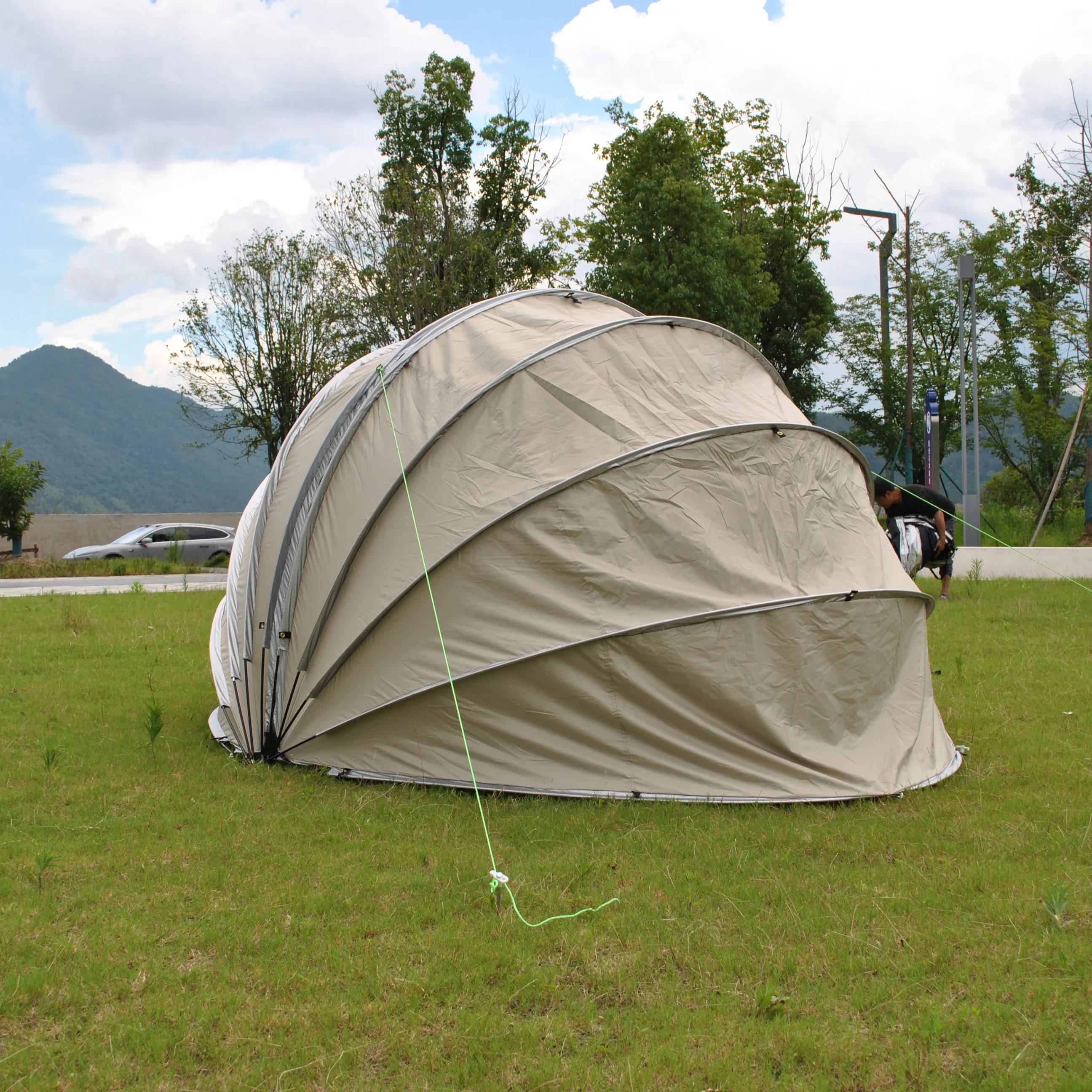 Self-Standing Motorbike Cover,8 Bike Storage Garage Weatherproof Motorcycle Tent,Motorcycle Cover Tent,Mobility Scooter Tent