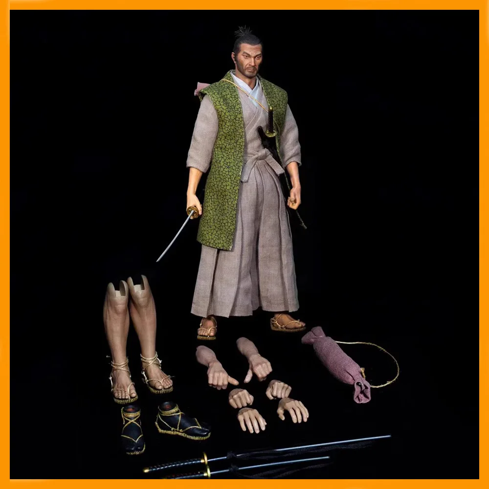 ZGJKTOYS JK-005 1/6 Ronin Series Japanese Warring States Swordsmen Ito Ichinosa Full Set Fit 12'' Action Figure Model Toys