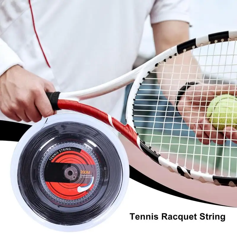 

Tennis Racquet String 656 Ft Soft String 16G/1.35mm String For Junior And Intermediate Players Enhance Hitting Experience Tennis